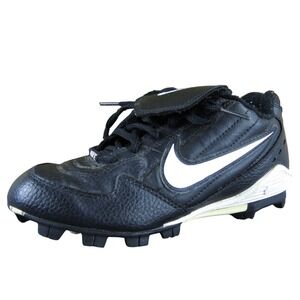 Nike Kids Black and White Soccer Cleats Sneakers